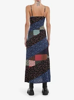 Thorn & Fable Patchwork Stripe Maxi Dress