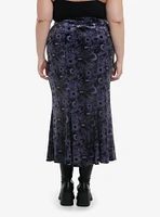 Cosmic Aura Celestial Velvet Mermaid Skirt Plus