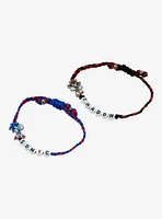 Sonic The Hedgehog Sonic & Shadow Cord Best Friend Bracelet Set