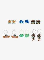 Sonic The Hedgehog Characters Earring Set