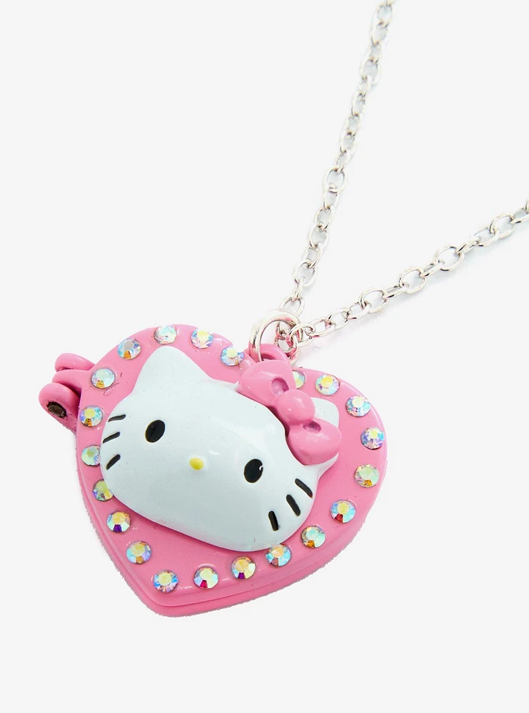 Hello Kitty Heart Locket Necklace