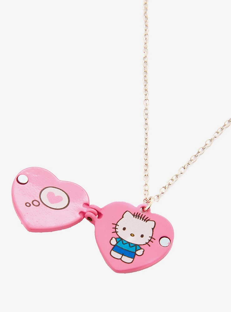 Hello Kitty Heart Locket Necklace