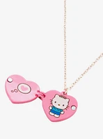 Hello Kitty Heart Locket Necklace