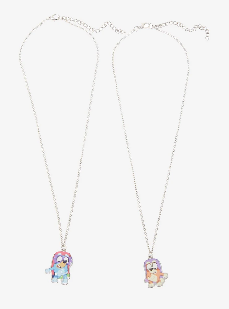 Bluey Grannies Duo Best Friend Necklace Set