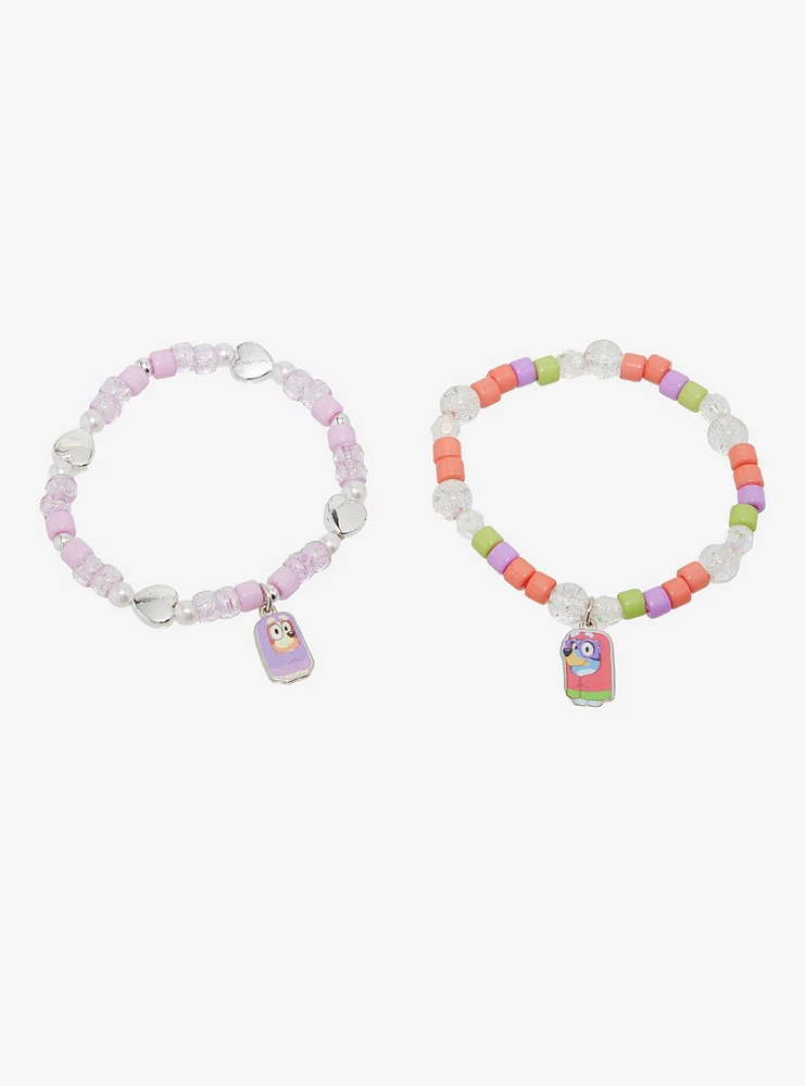 Bluey Grannies Duo Best Friend Bead Bracelet Set