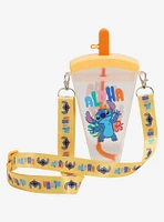 Disney Lilo & Stitch Aloha Stitch Water Bottle with Lanyard