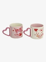 Sanrio Hello Kitty & Kuromi Valentine's Day Hearts Mug Set