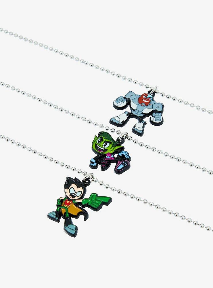 Teen Titans Go! Trio Icon Necklace Set