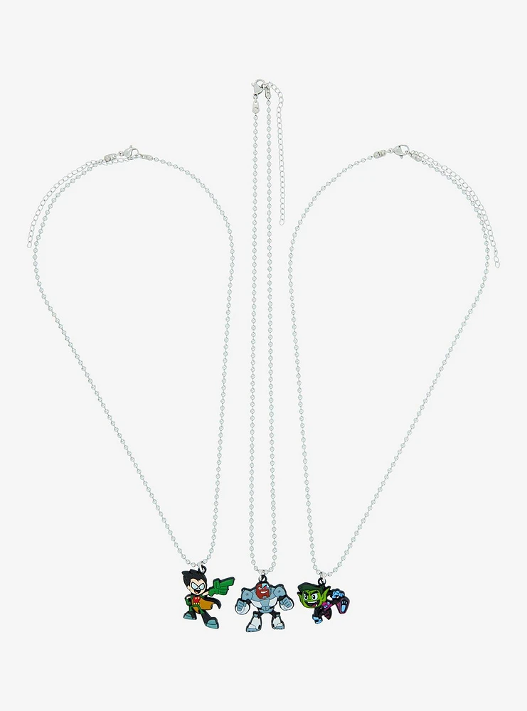 Teen Titans Go! Trio Icon Necklace Set