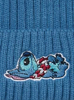 Disney Lilo & Stitch Lei-ing Stitch Ribbed Beanie — BoxLunch Exclusive