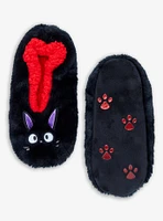 Studio Ghibli Kiki's Delivery Service Jiji Fuzzy Slipper Socks - BoxLunch Exclusive