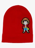 One Piece Monkey D. Luffy Portrait Beanie - BoxLunch Exclusive