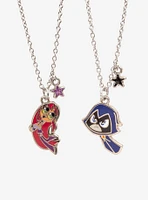 Teen Titans Go! Starfire & Raven Best Friend Necklace Set