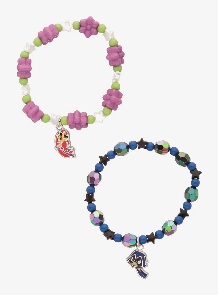 Teen Titans Go! Starfire & Raven Best Friend Bracelet Set