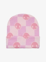 Sanrio Kuromi Skull Checkered Beanie