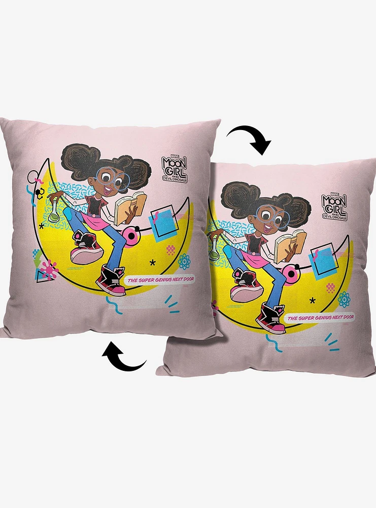 Marvel Moon Girl Super Genius Lu Printed Throw Pillow