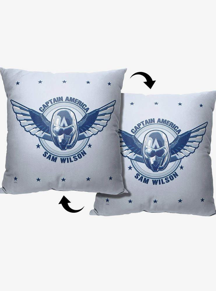 Marvel Captain America Sam Wilson Printed Throw Pillow