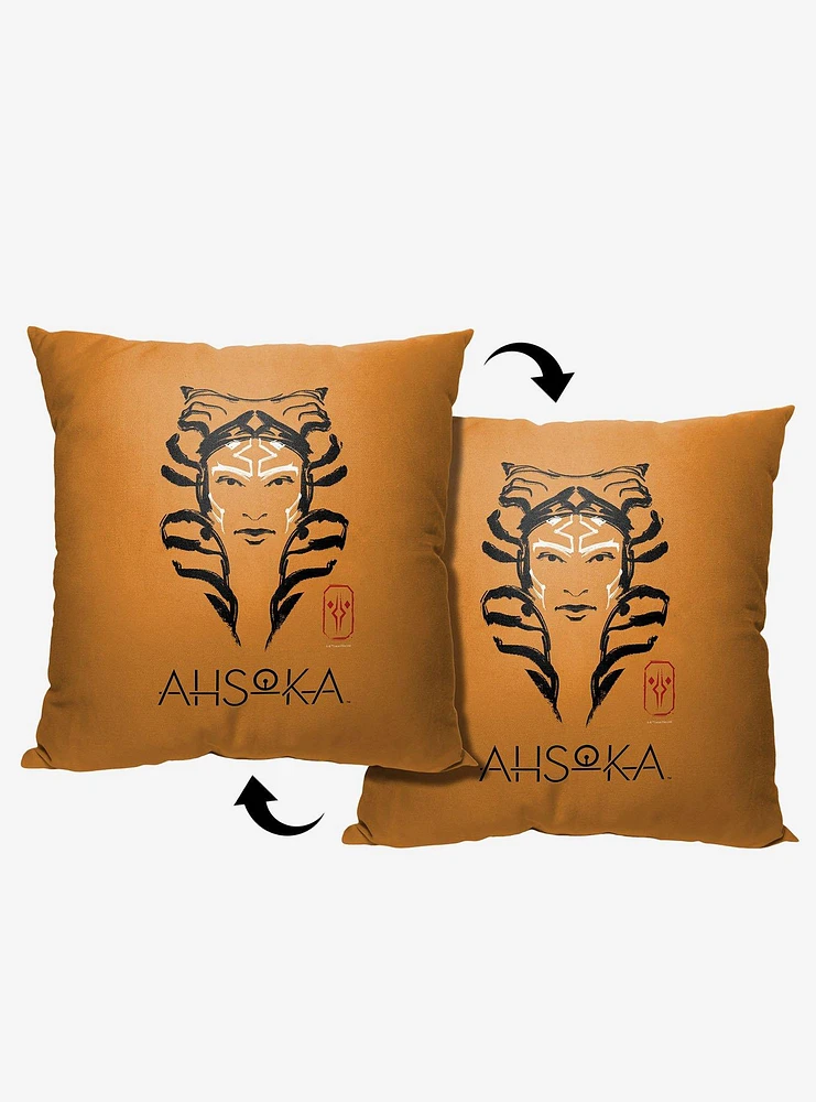 Star Wars Ahsoka Brushstroke Printed Throw Pillow