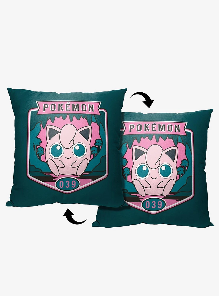 Pokémon Outdoor Jigglypuff Printed Throw Pillow