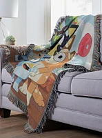 Bluey Family Day Tapestry Throw