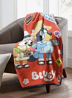 Bluey Road Trip Silk Touch Blanket