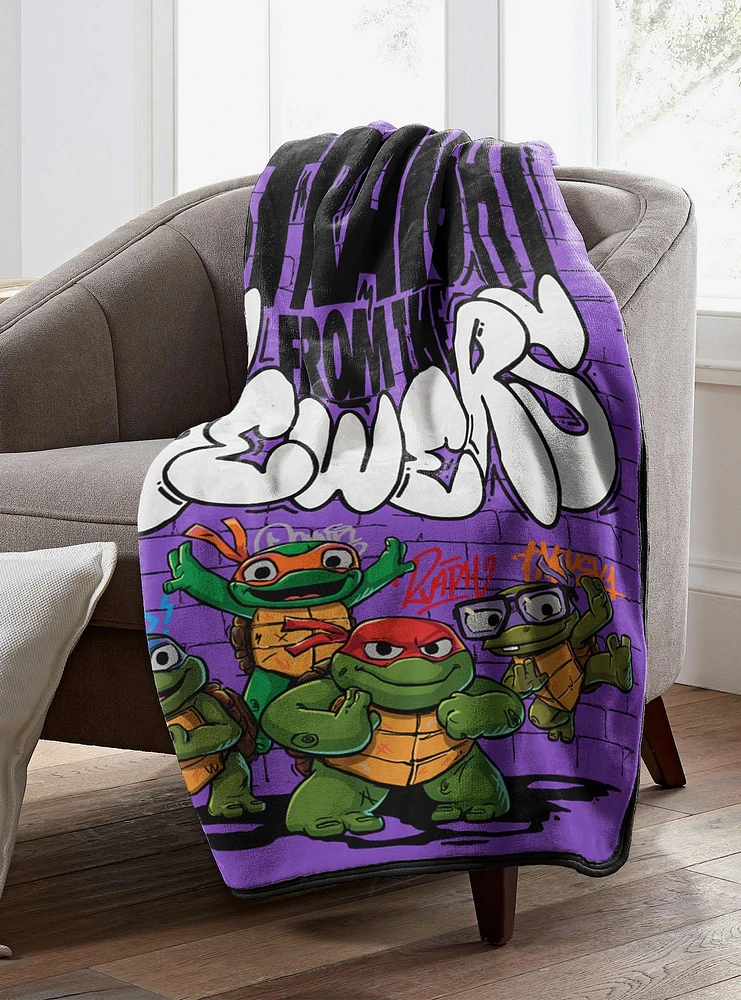 Teenage Mutant Ninja Turtles Mutant Mayhem Silk Touch Blanket