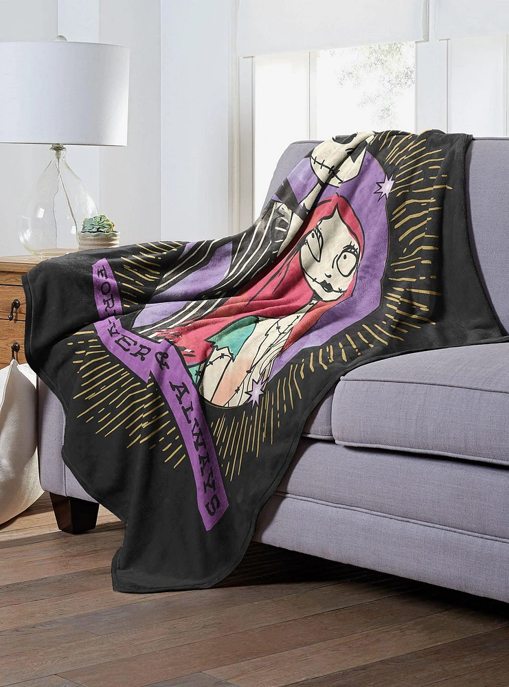 Disney Nightmare Before Christmas Nightmare Enchantment Silk Touch Blanket