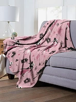 Disney Nightmare Before Christmas Misfit Tango Silk Touch Blanket