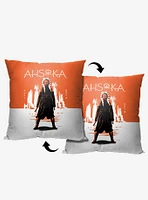 Star Wars Ahsoka Stoic Printed Throw Pillow