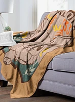 Pokémon Eevee In the Wild Mink Sherpa Blanket