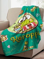 Keroppi Pears Please Micro Raschel Blanket