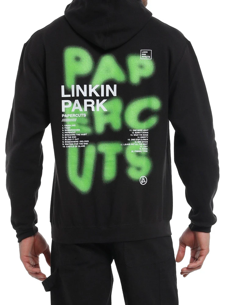 Linkin Park Papercuts Tracklist Hoodie