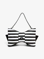 Her Universe Disney Alice In Wonderland Stripe Bow Shoulder Bag