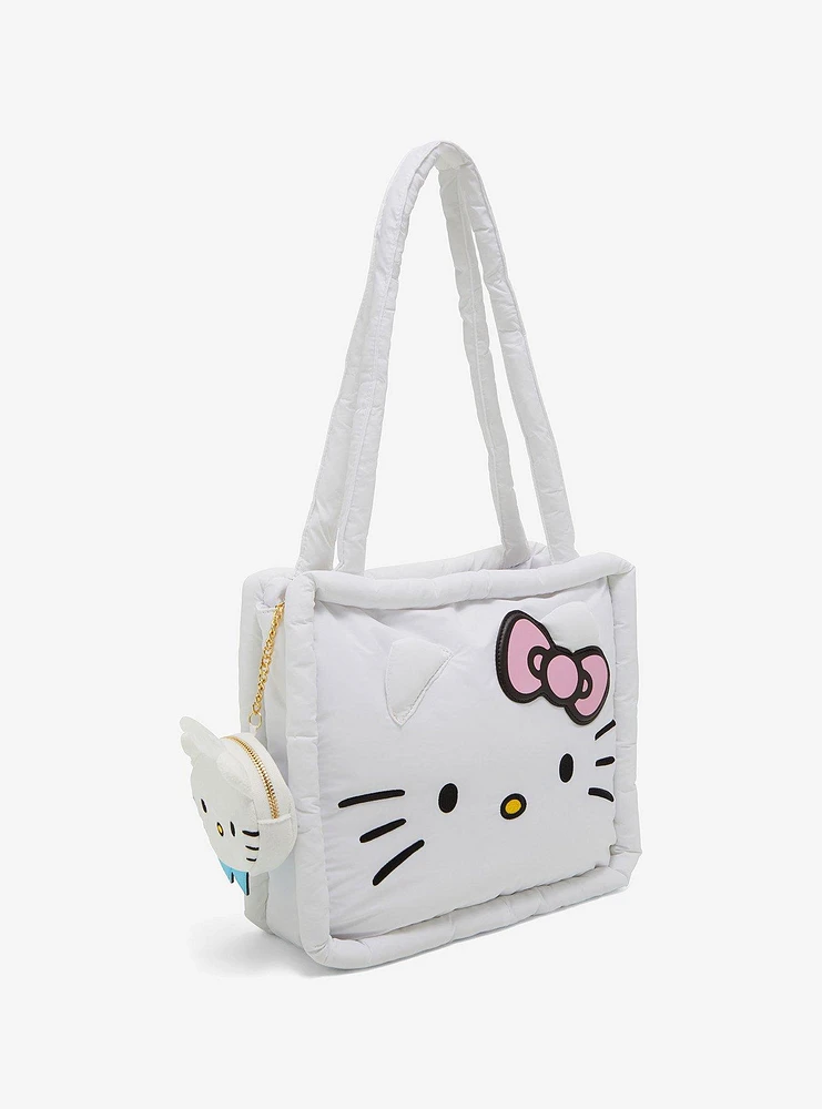 Hello Kitty & Dear Daniel Puffer Tote Bag With Coin Purse