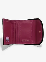 Her Universe Kuromi Bow Velvet Mini Flap Wallet