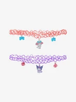 My Melody & Kuromi Tattoo Choker Best Friend Necklace Set