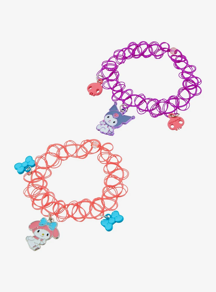 My Melody & Kuromi Tattoo Best Friend Bracelet Set