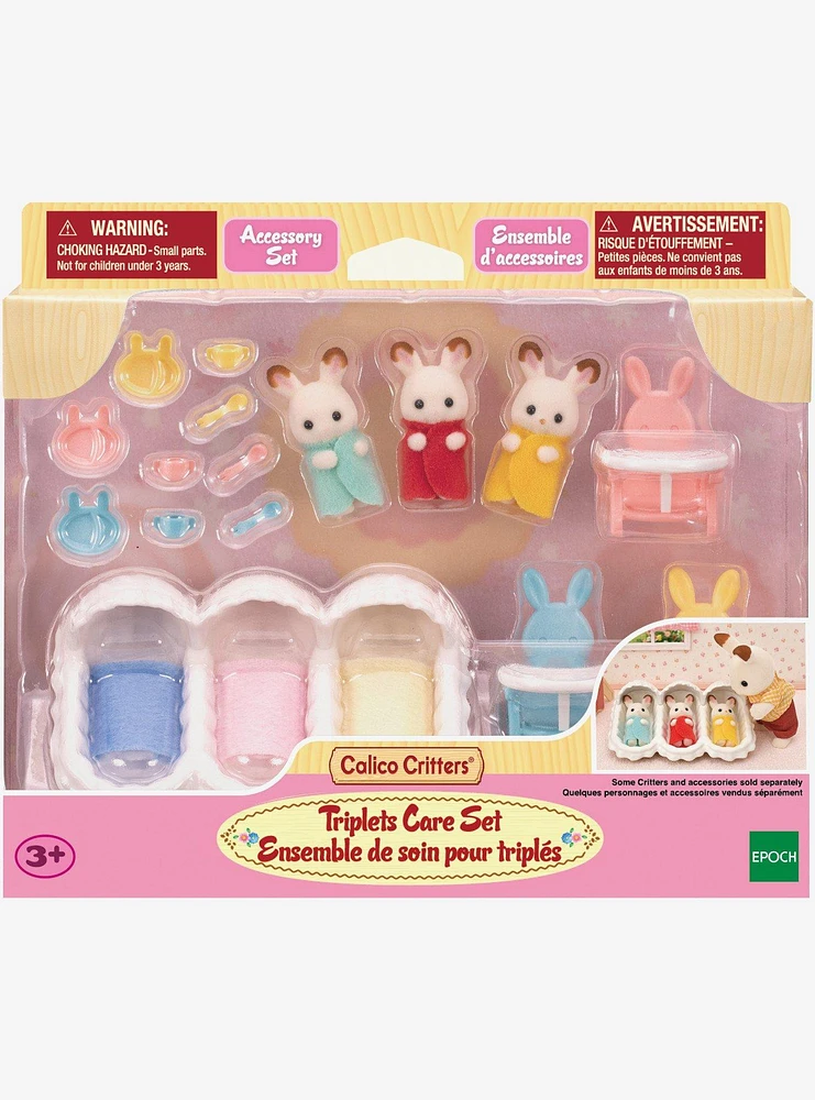 Calico Critters Triplets Care Set