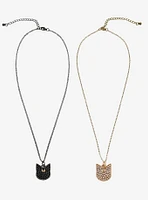 Pretty Guardian Sailor Moon Luna & Artemis Best Friend Necklace Set