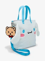 Loungefly Sanrio Cinnamoroll Sherpa Figural Tote Bag with Coin Purse