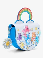 Loungefly Care Bears Rainbow Cloud Scene Crossbody Bag