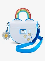 Loungefly Care Bears Rainbow Cloud Scene Crossbody Bag