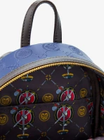 Loungefly The Lord of the Rings: The War of the Rohirrim Group Portrait Mini Backpack with Belt Bag