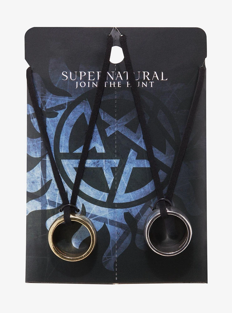 Supernatural Bitch & Jerk Bestie Necklace Set