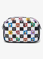 Loungefly Disney Mickey & Friends Checkered Cosmetic Bag - BoxLunch Exclusive