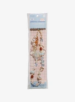 Sanrio Cinnamoroll Latte Bear Beaded Phone Charm