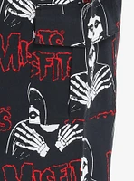 Misfits Crimson Ghost Allover Print Cargo Girls Pajama Pants