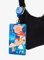 Loungefly Disney Alice in Wonderland Alice Mushrooms & Flowers Retractable Lanyard — BoxLunch Exclusive