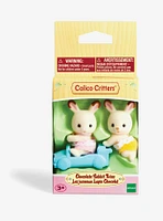 Calico Critters Chocolate Rabbit Twins Figure Set