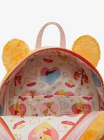 Loungefly Disney Winnie the Pooh Love Letter Faux Fur Figural Mini Backpack